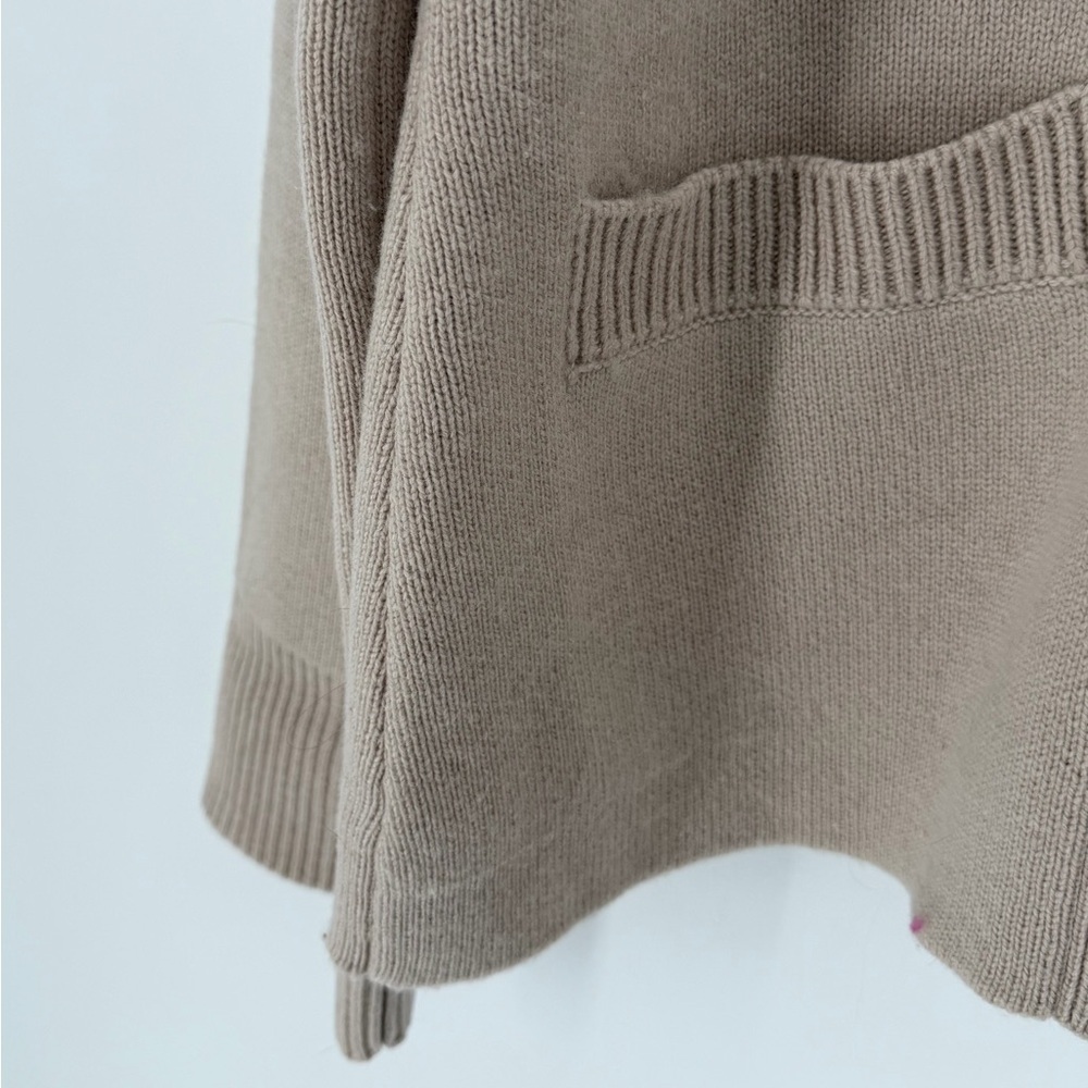 H&M Premium Selection Knitted Pure Wool Structured Beige Cardigan - Picture 6 of 9